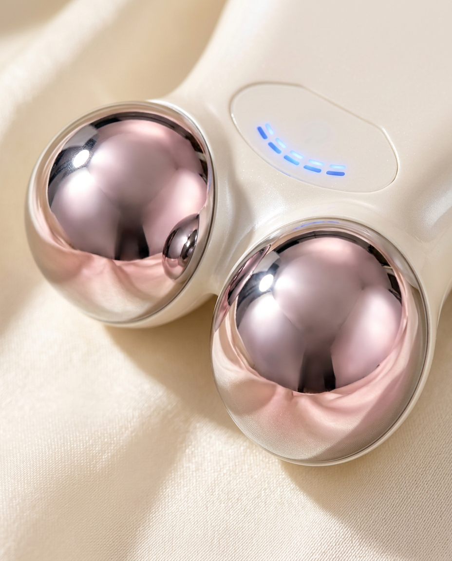 Close-up of the M1 dual chrome spheres